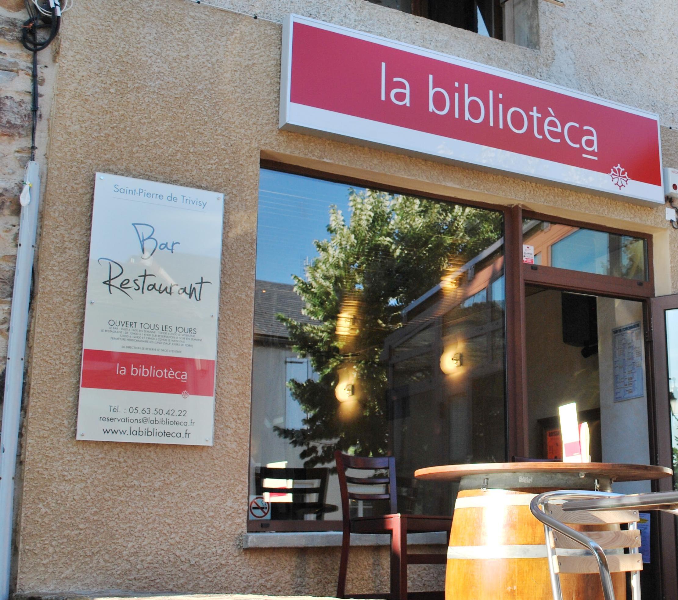 Restaurant La Biblioteca - Saint Pierre de Trivisy
