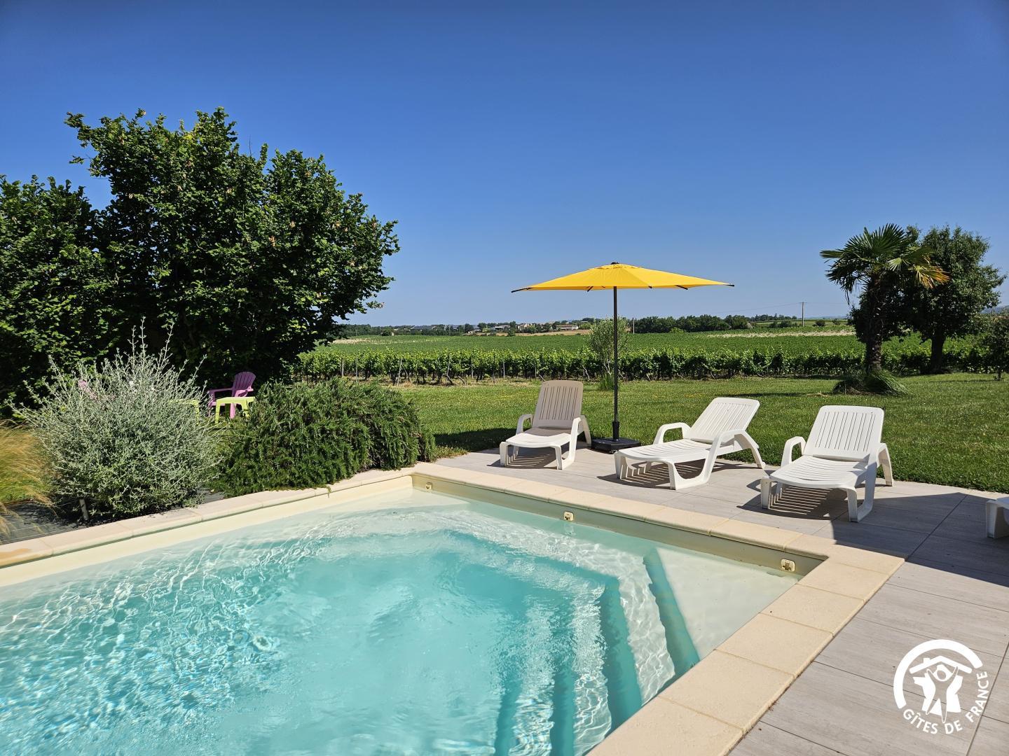 Le Clos de Léonce - Souel - Gites de France - piscine