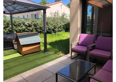 jardin et terrasse - Gîte de France Couleur d'Autan - Lavaur