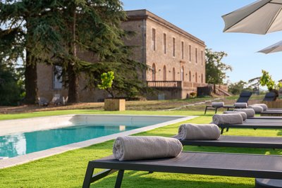 Piscine Château de Tauziès