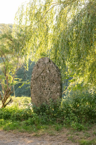 Face principale de la statue-menhir