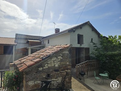 Le Fénil de Raoul - Monestiés - Gîtes de France Sud - terrasse et autre gîte