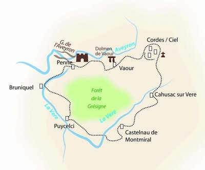 Carte touristique