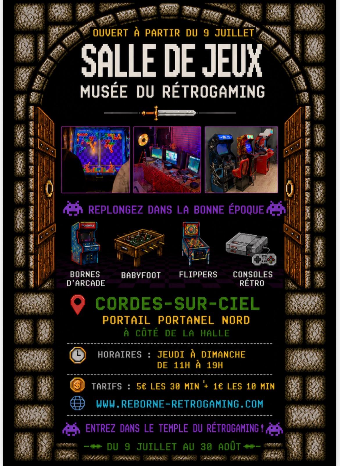affiche salle de jeux Cordes