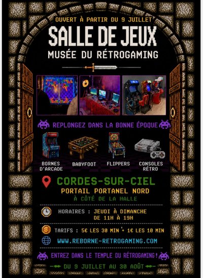 affiche salle de jeux Cordes