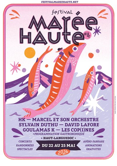 Affiche officielle Festival Marée Haute 2026