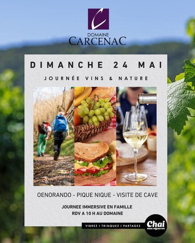 Pique-nique au Domaine Carcenac