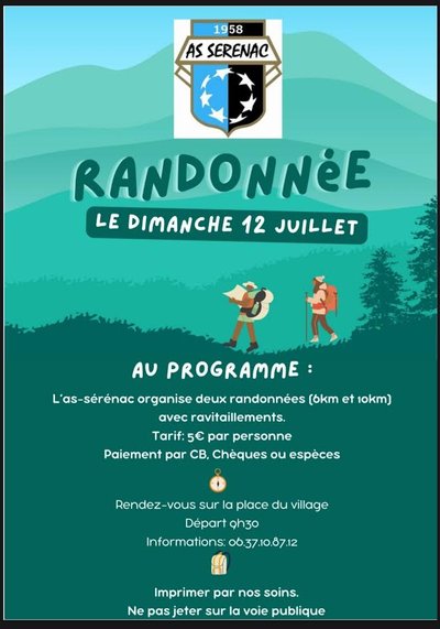 Randonnée à Sérénac_Sérénac