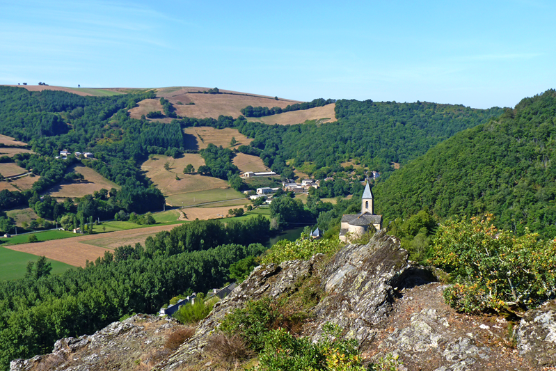 Vue depuis le calvaire de Gaycre
