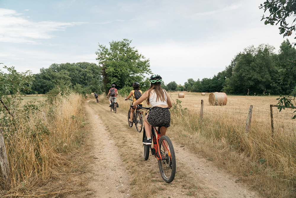 Faire du VTT en famille