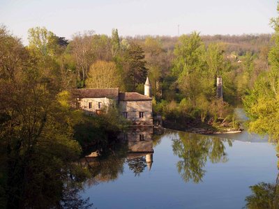 Le moulin-pigeonnier sur le Dadou