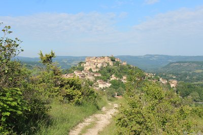 Vue sur Cordes depuis le Pied-Haut