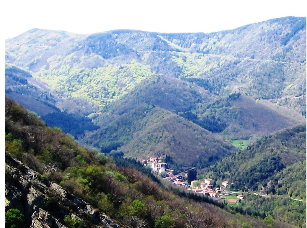 Vue sur la vallée
