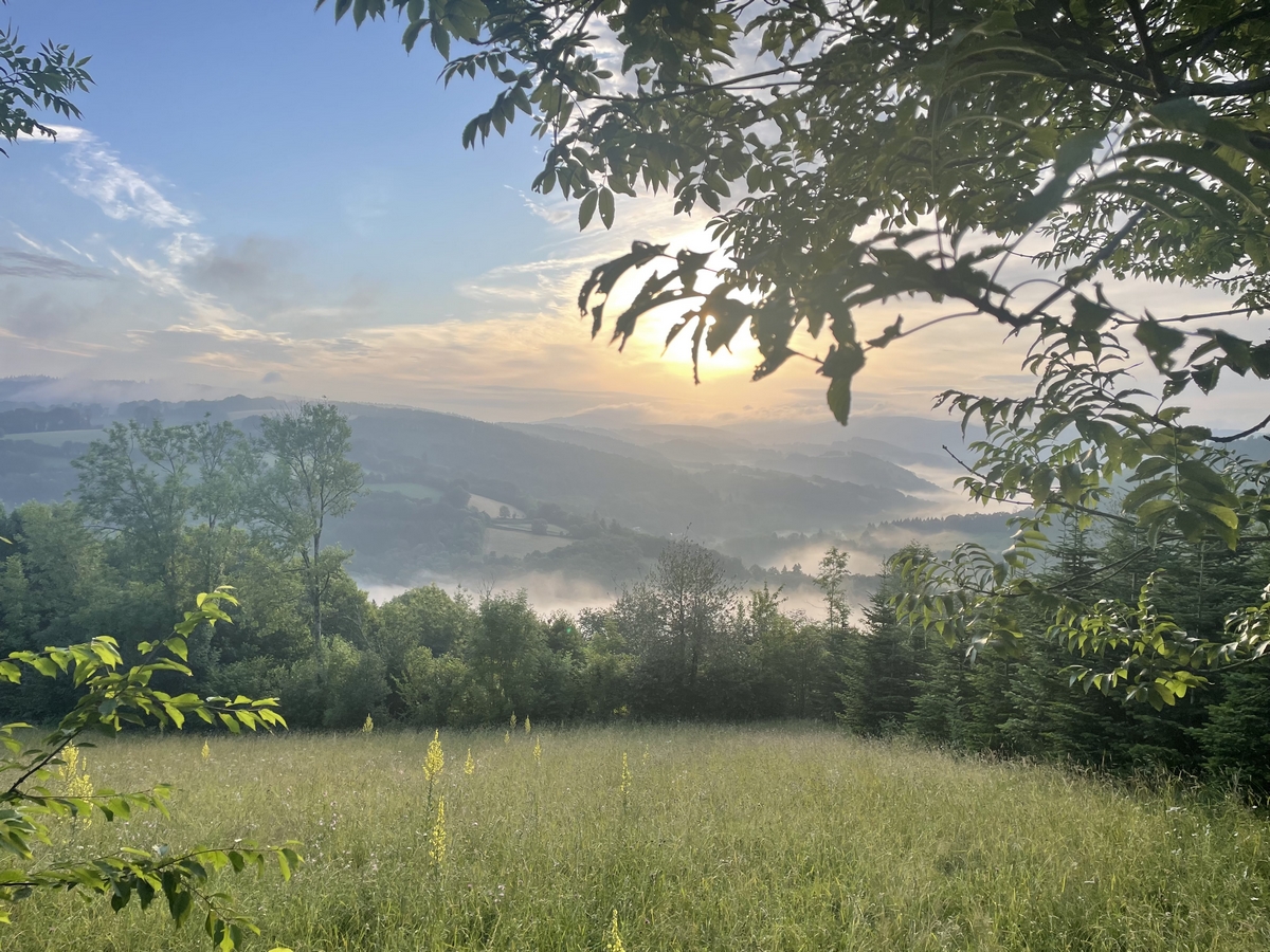 Lever du Soleil au Bez