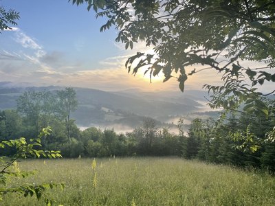 Lever du Soleil au Bez