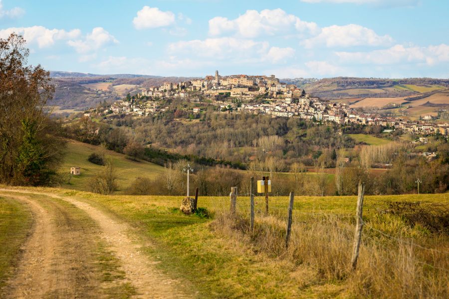 Vue sur Cordes-sur-Ciel