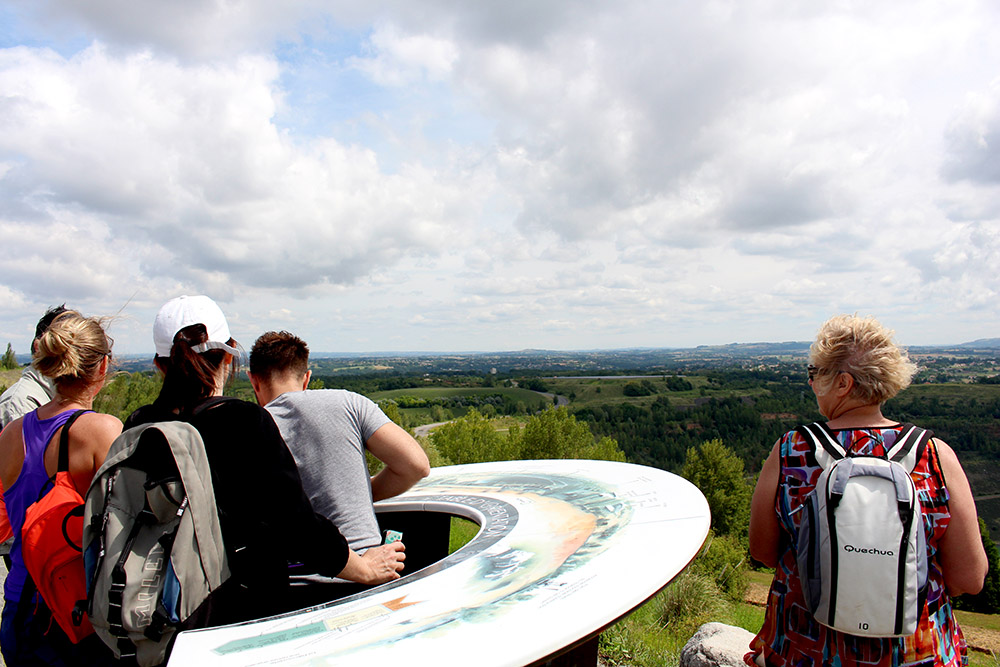 Table d'orientation sur les hauteurs de Cap'Découverte