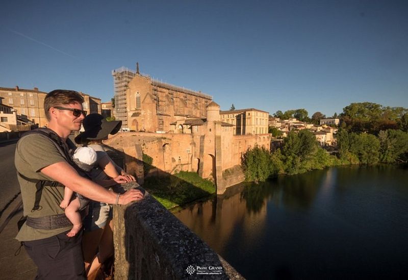 Sur le pont de l'abbaye St-Michel, Gaillac