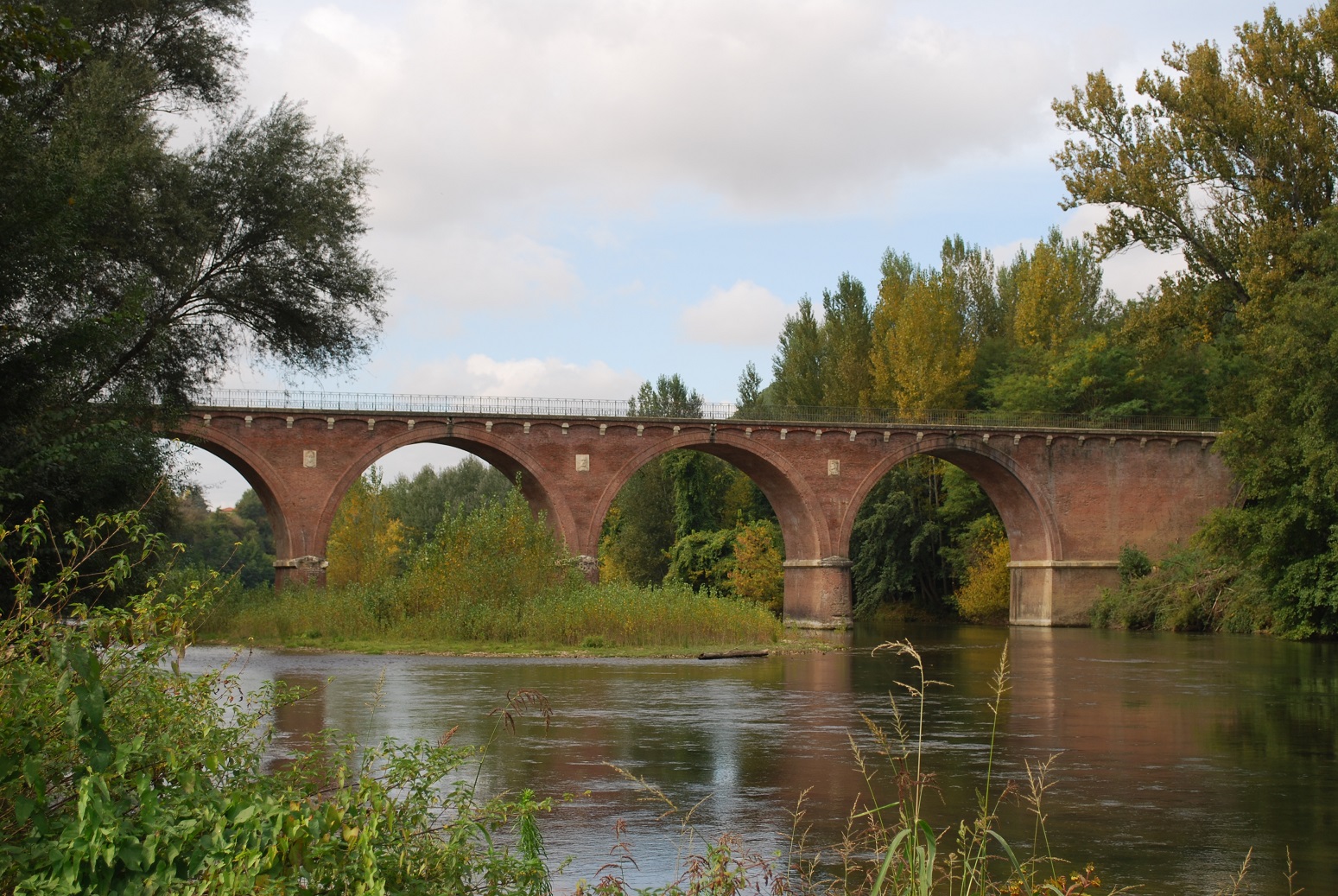 Pont de Saint-Lieux-lès-Lavaur - rivière Agout